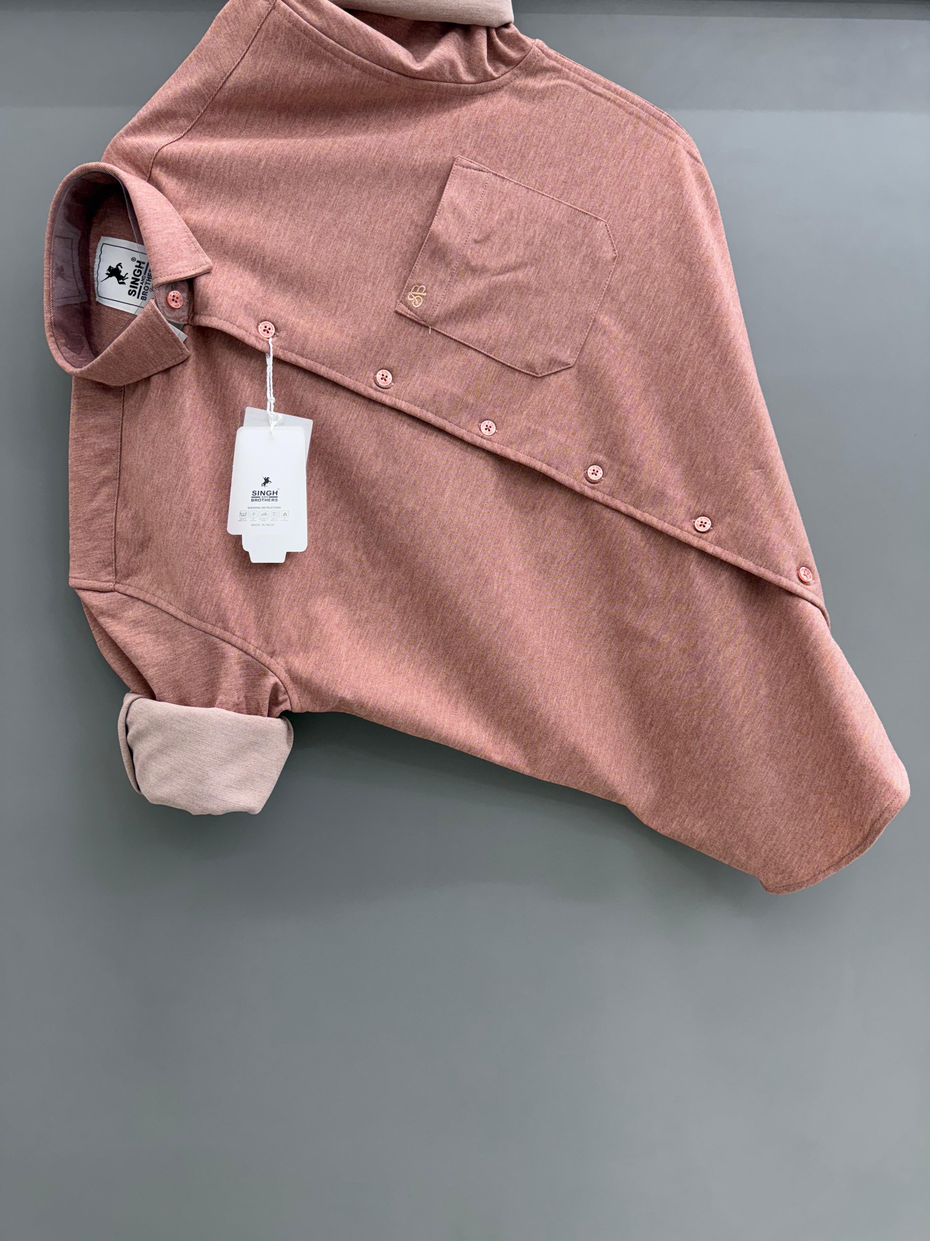 Imported Lycra Plain - Dusty Rose