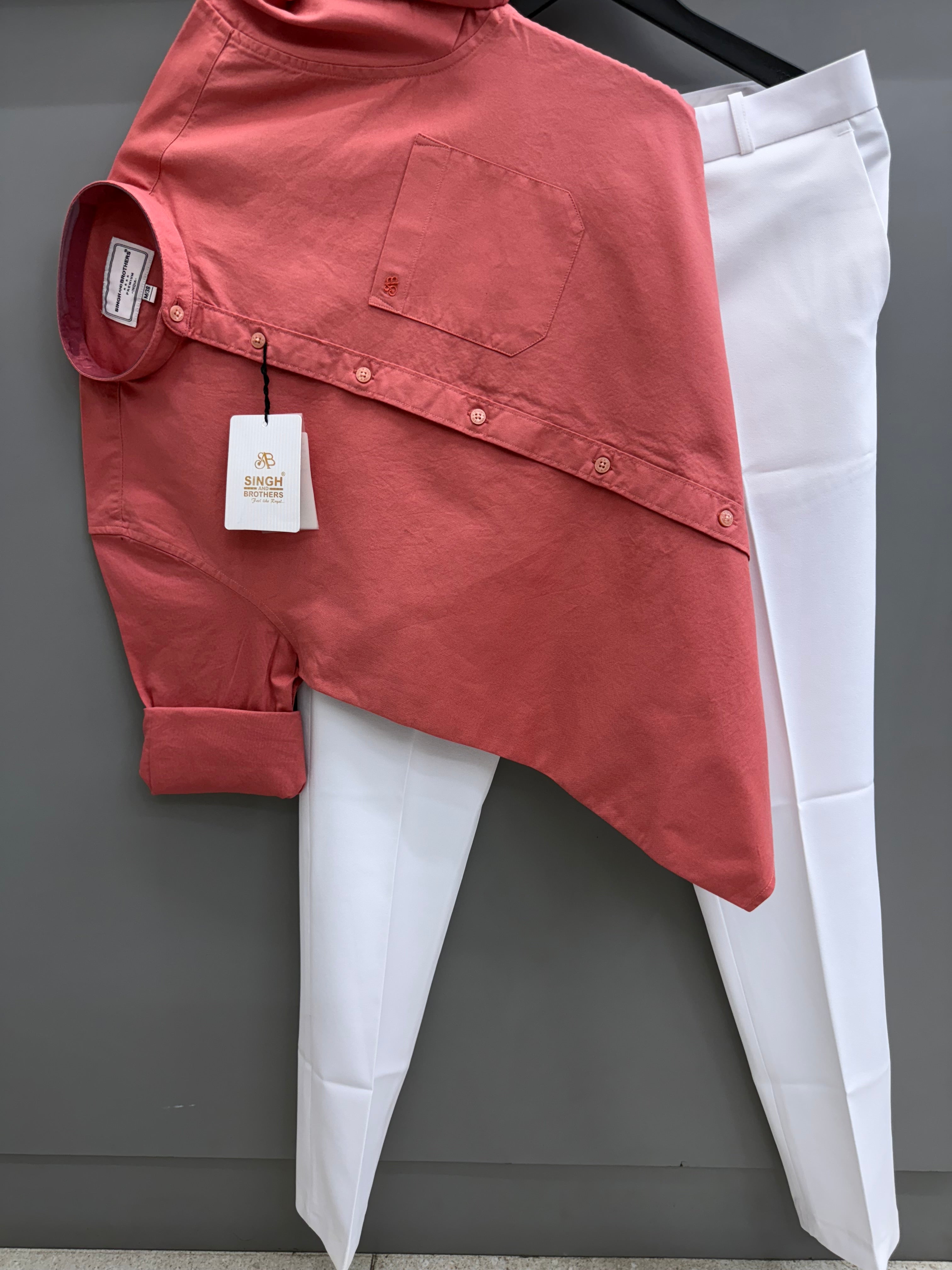 Chinese color shirt With Formal Pant