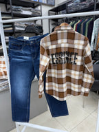 Check Shirt With baggy jeans