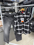 Check Shirt With baggy jeans