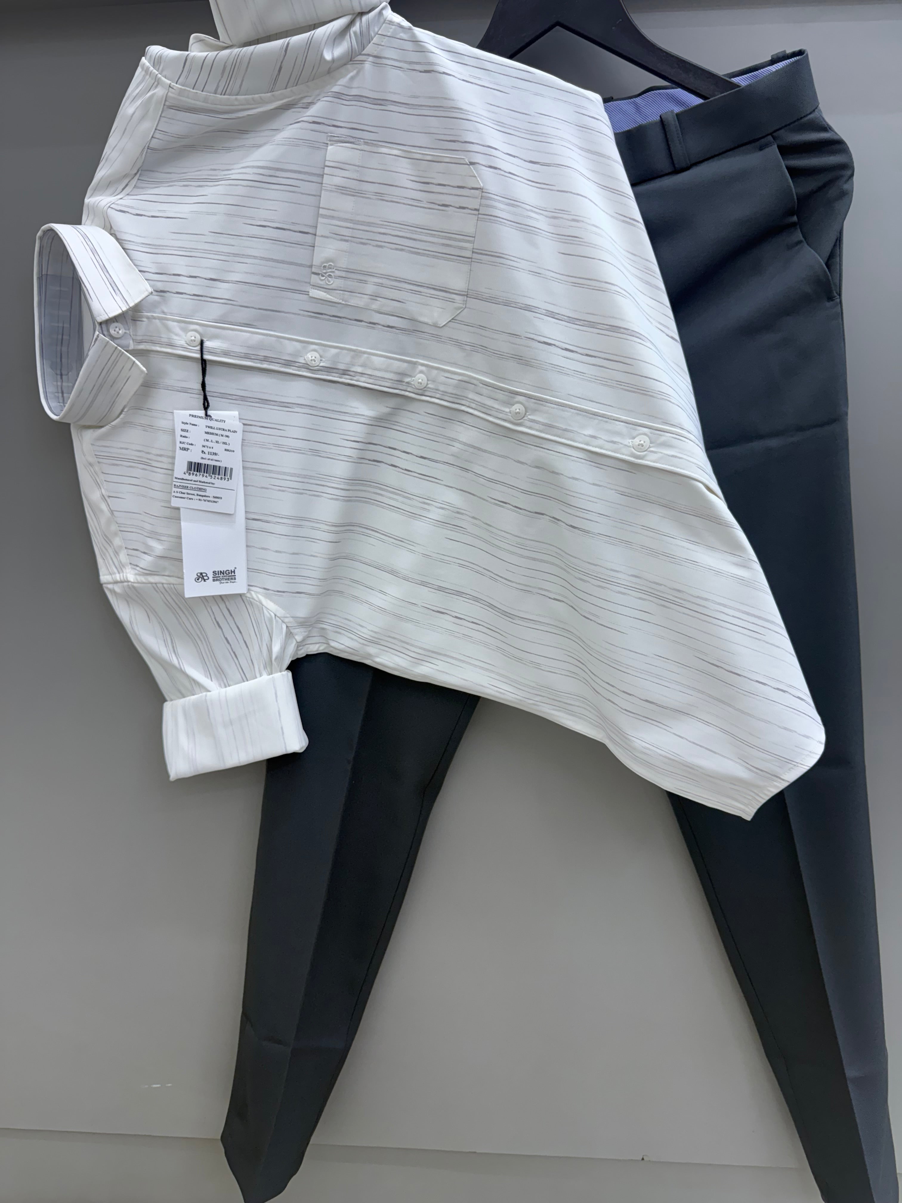 Lycra Shirt With Trouser pant