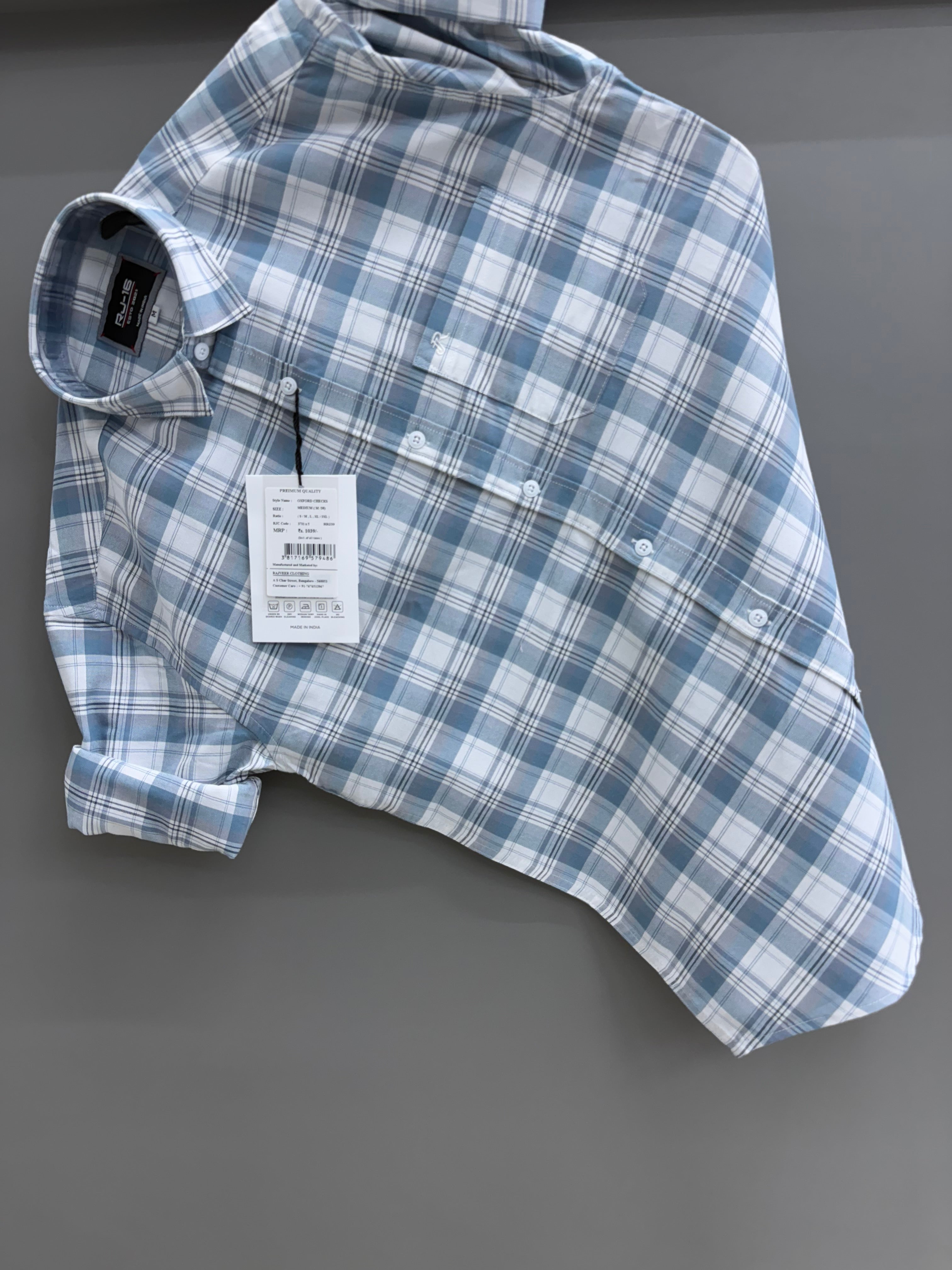 Oxford Check Shirt - 13012026