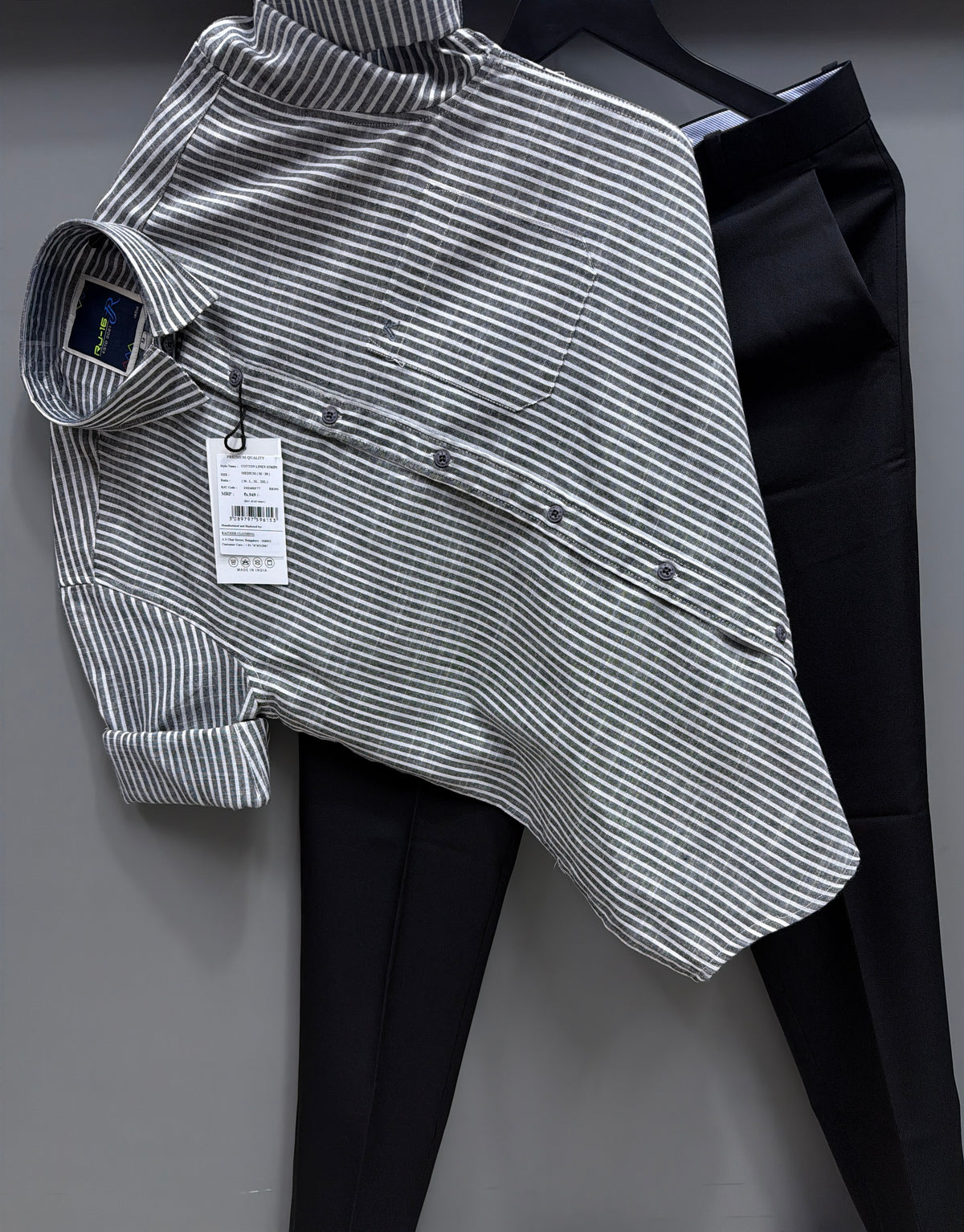 strip shirt with pant
