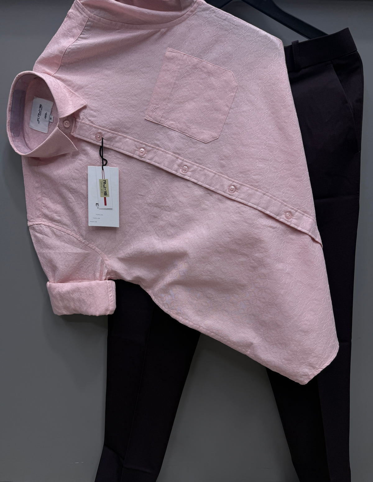Jacquard Shirt With Trouser pant