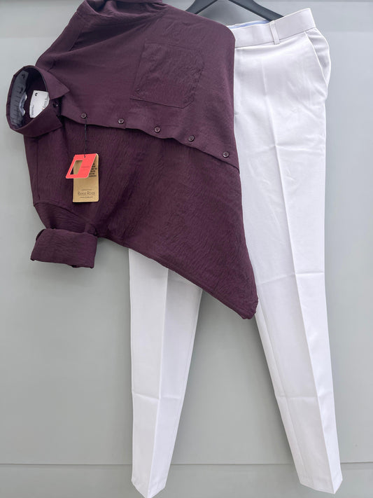 Crush Shirt With Trouser (Combo)