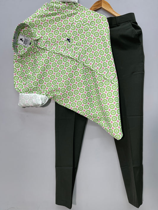 Printed Shirt with Trouser Pant (Combo)