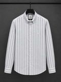 Linen strip shirt