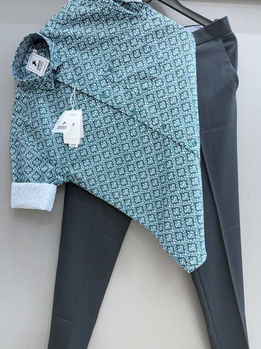 Printed Shirt with Trouser Pant (Combo)