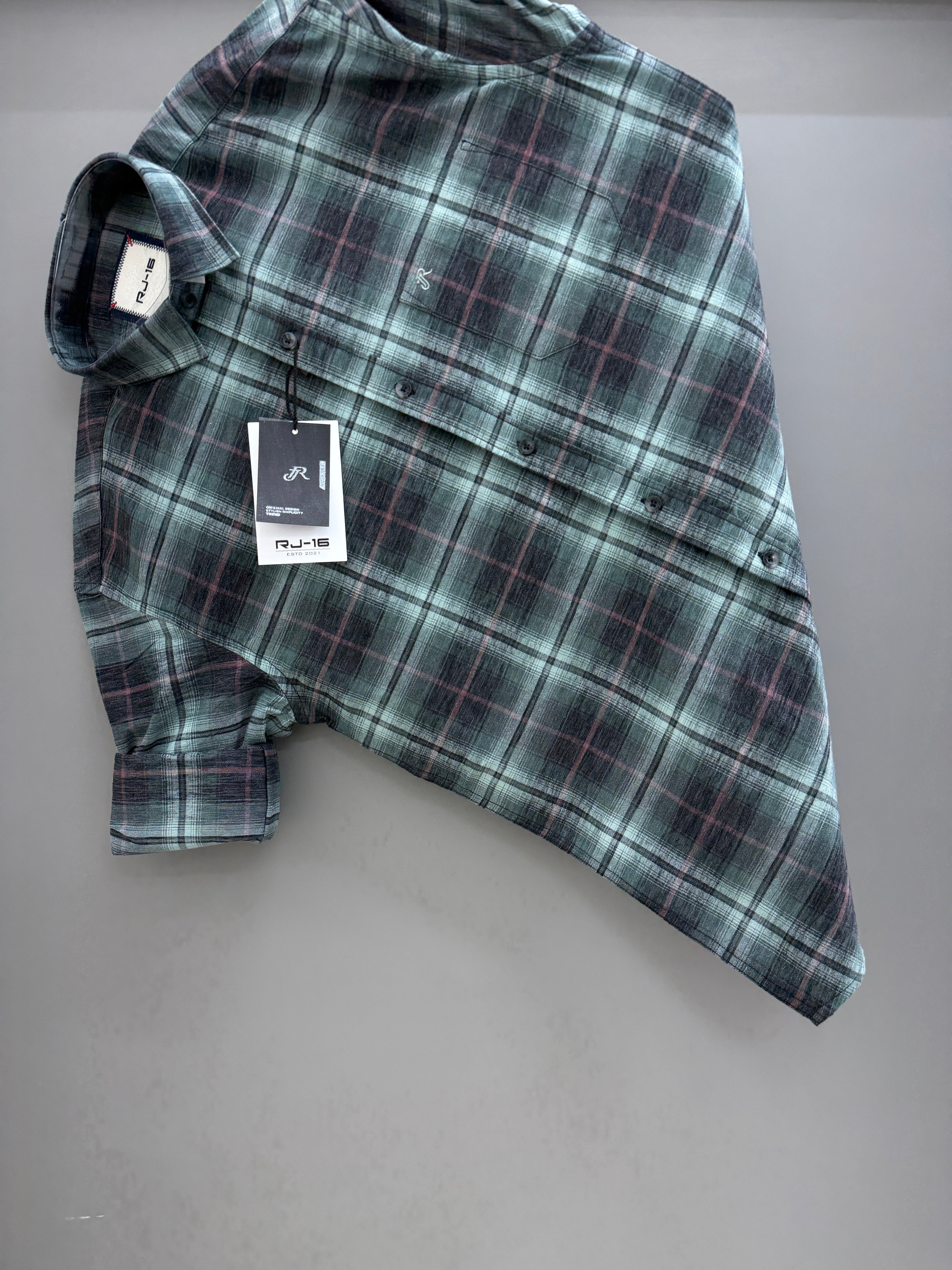 Heavy oxford Check Shirt
