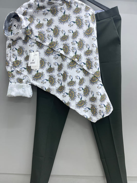 Printed Shirt with Trouser Pant (Combo)