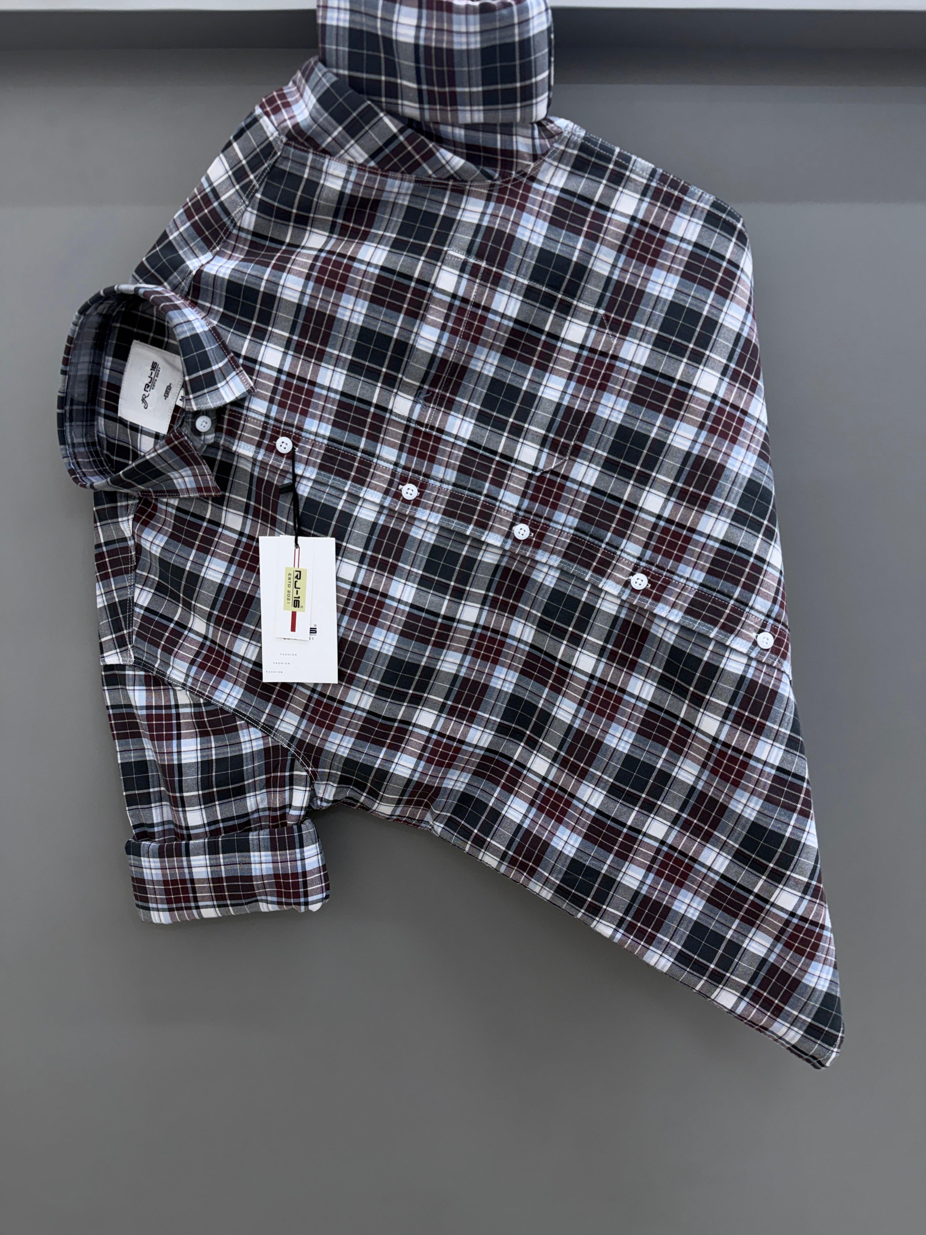 Heavy Oxford check Shirt