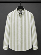 Linen strip shirt