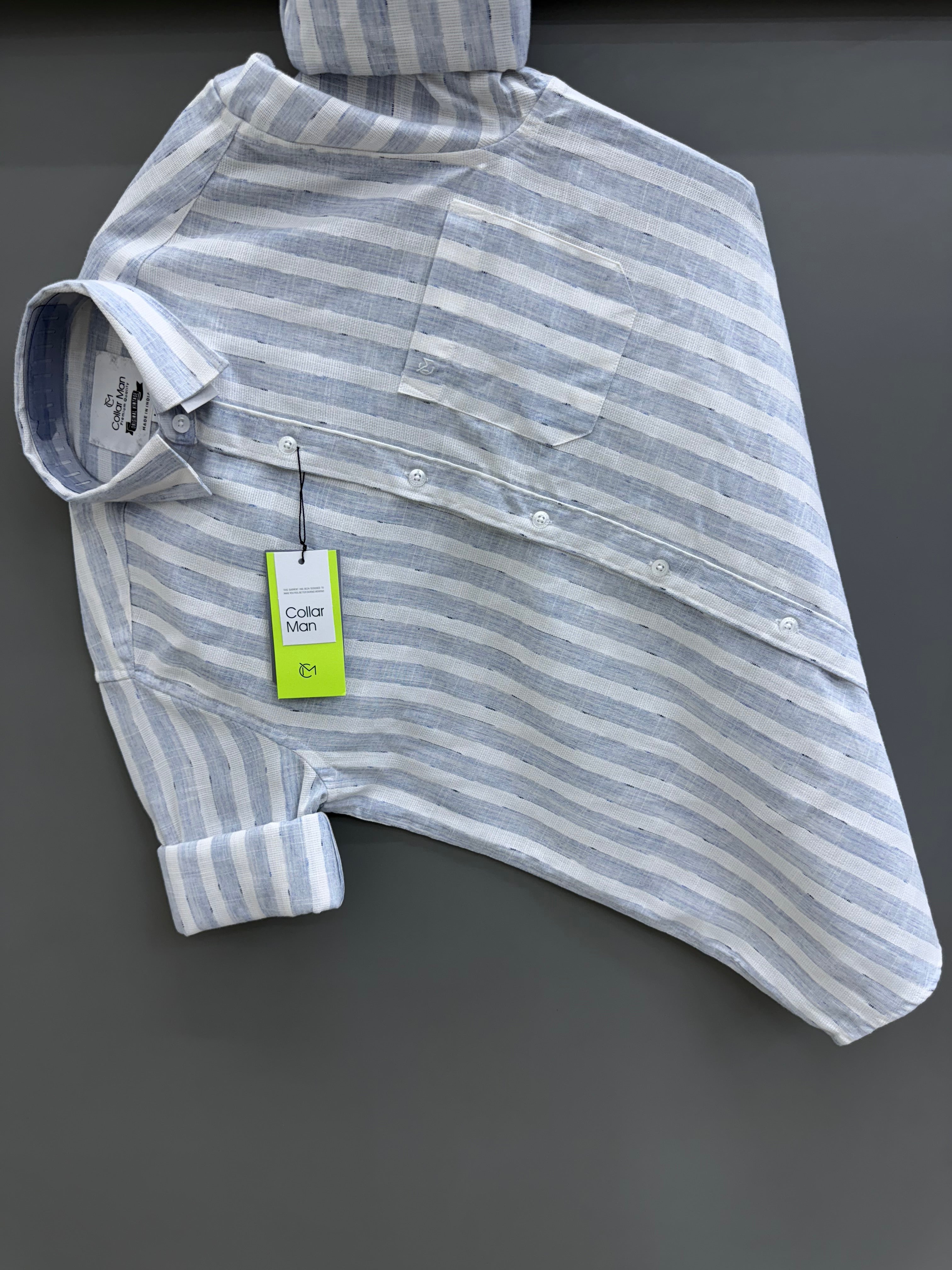 Linen Strip shirt