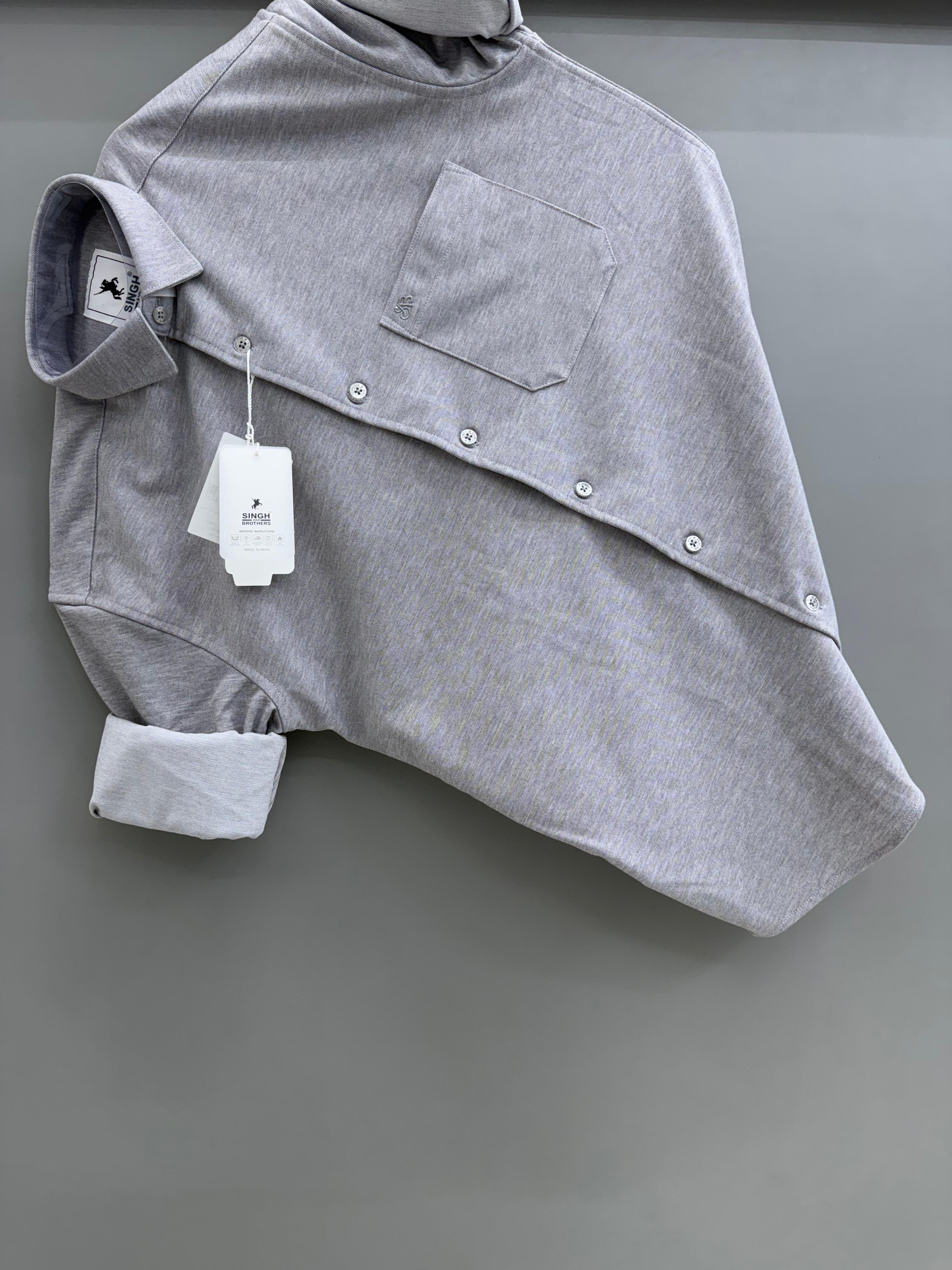Imported Lycra Plain - Light Grey