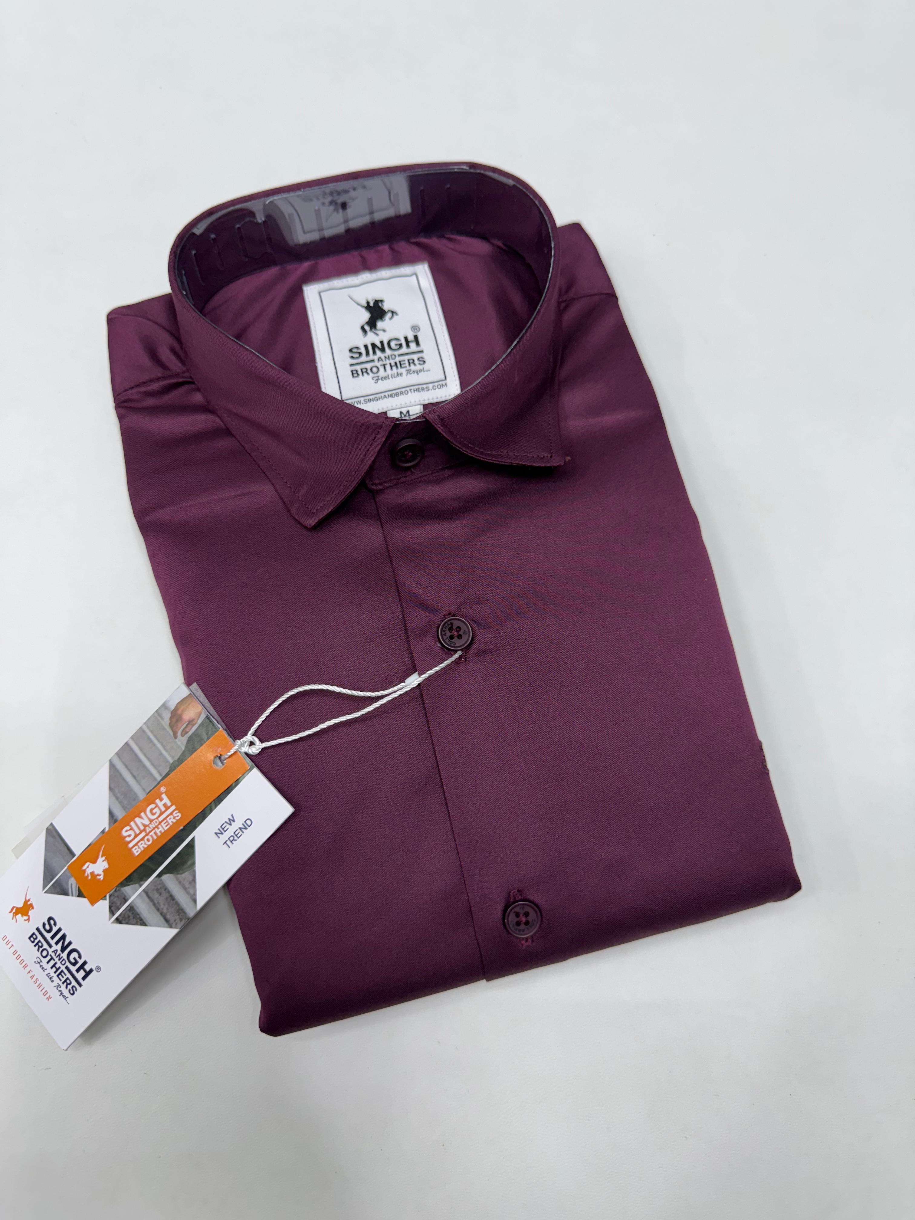 Partywear Shirt - Maroon