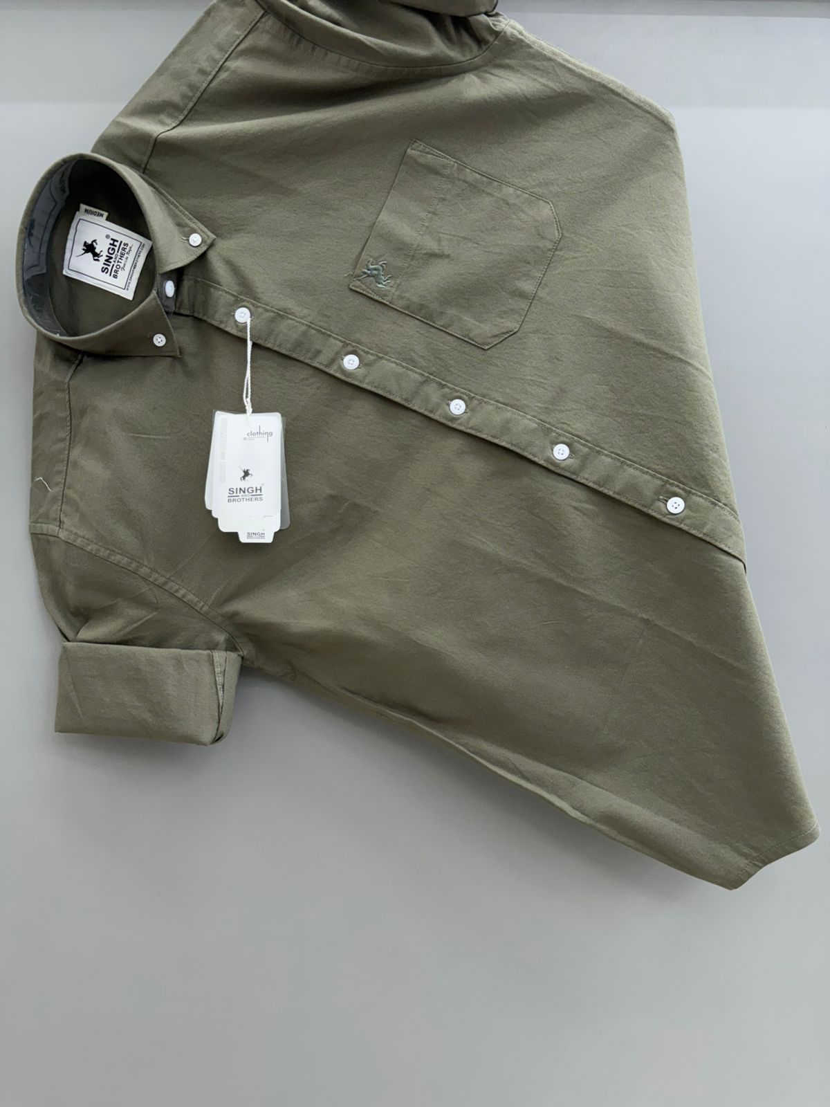 Cotton Oxford BD- Mint Green