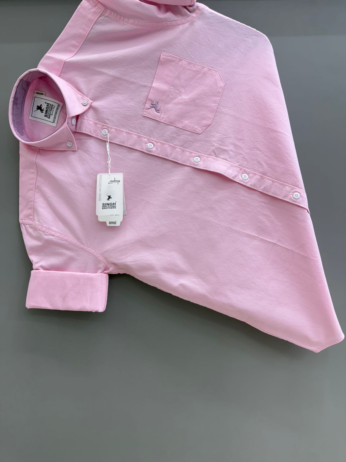 Cotton Oxford BD- Pink