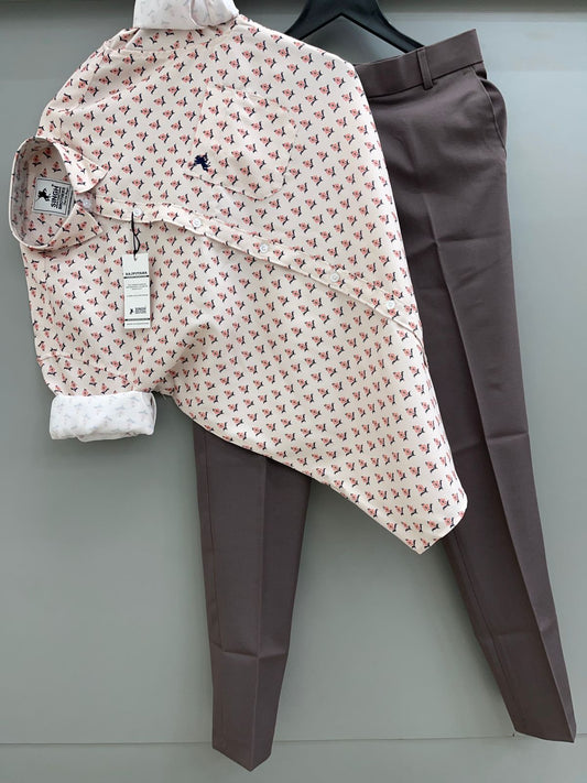 Printed Shirt with Trouser Pant (Combo)