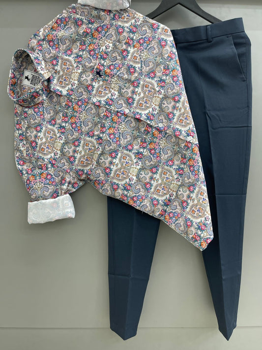 Printed Shirt with Trouser Pant (Combo)