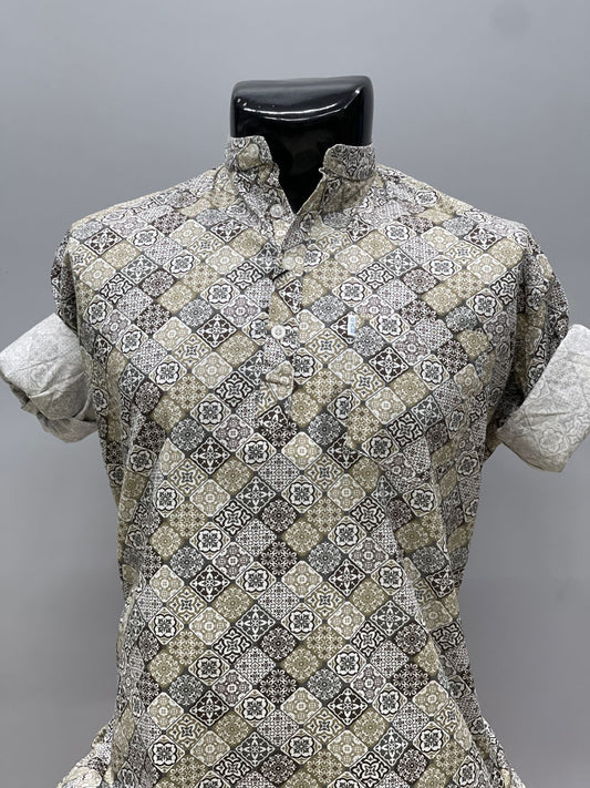 Printed Short Kurta