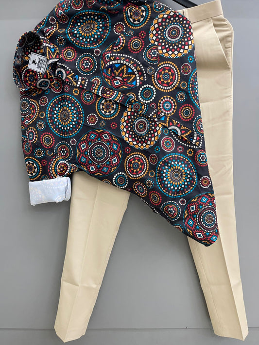 Printed Shirt with Trouser Pant (Combo)