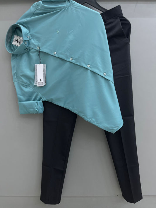 Partywear Shirt With Trouser (Combo)