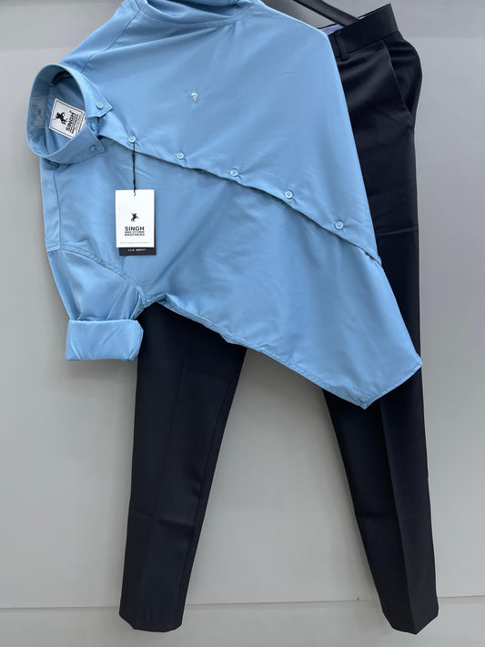 Partywear Shirt With Trouser (Combo)