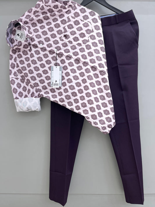 Printed Shirt with Trouser Pant (Combo)