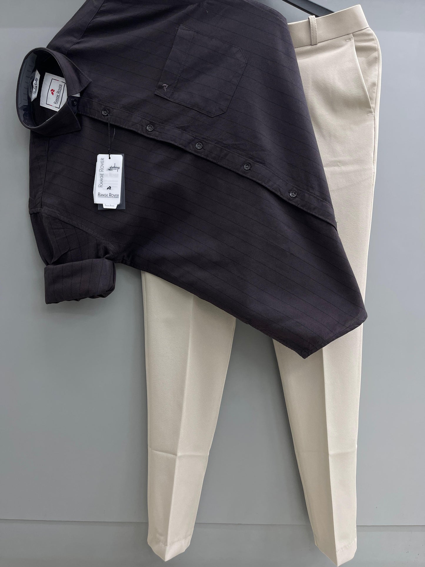 Strip Shirt With Trouser Pant