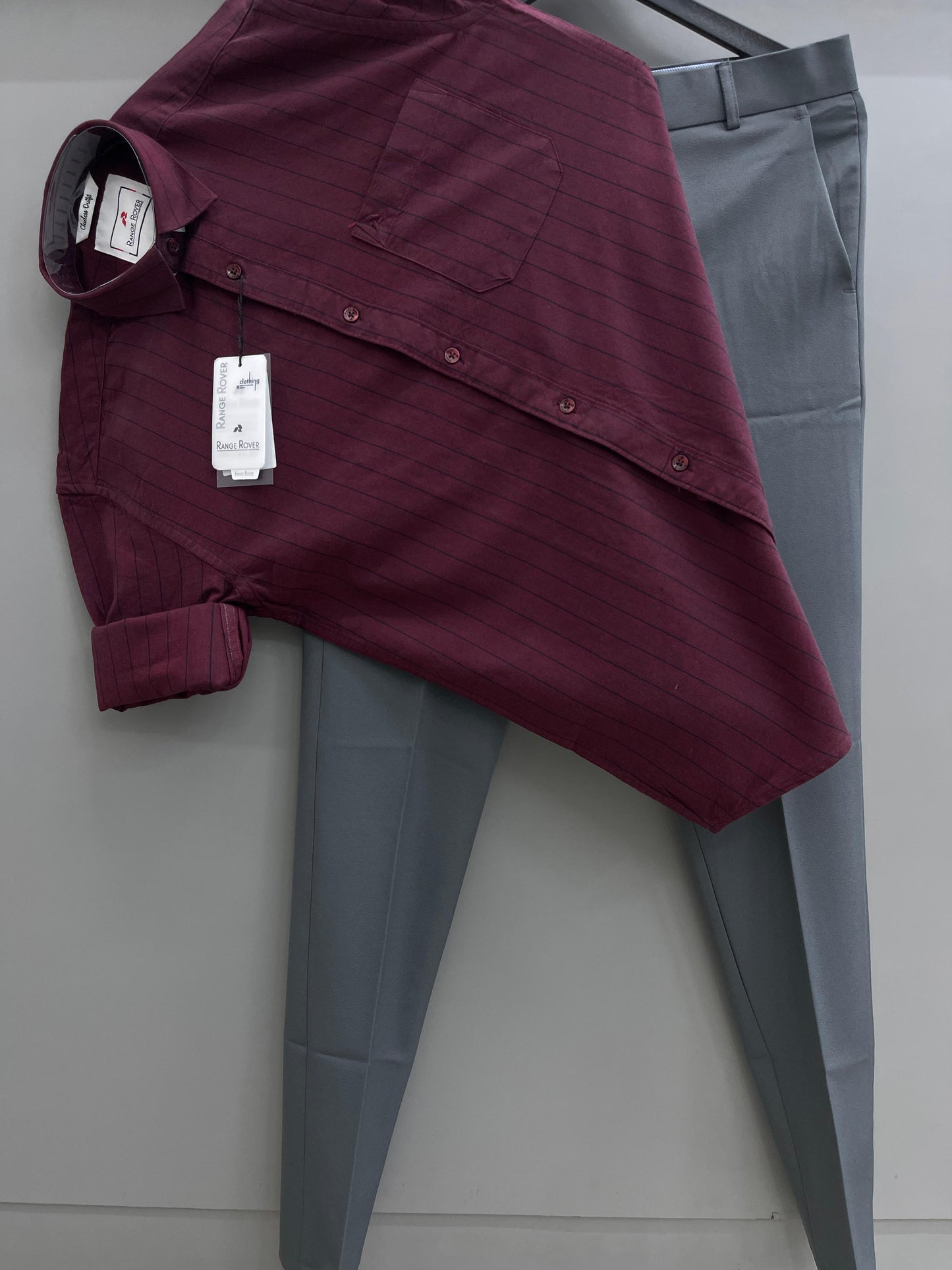 Strip Shirt With Trouser Pant