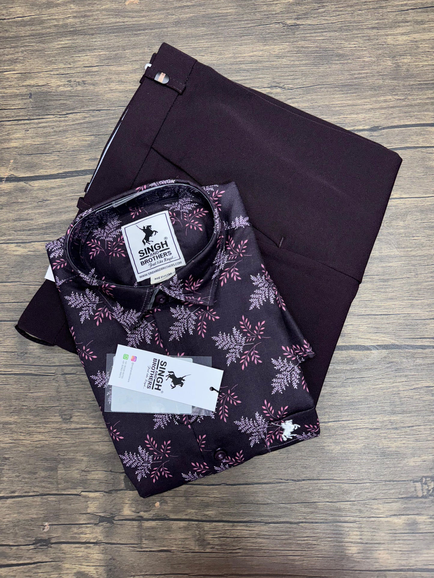 Printed Shirt with Trouser Pant (Combo)