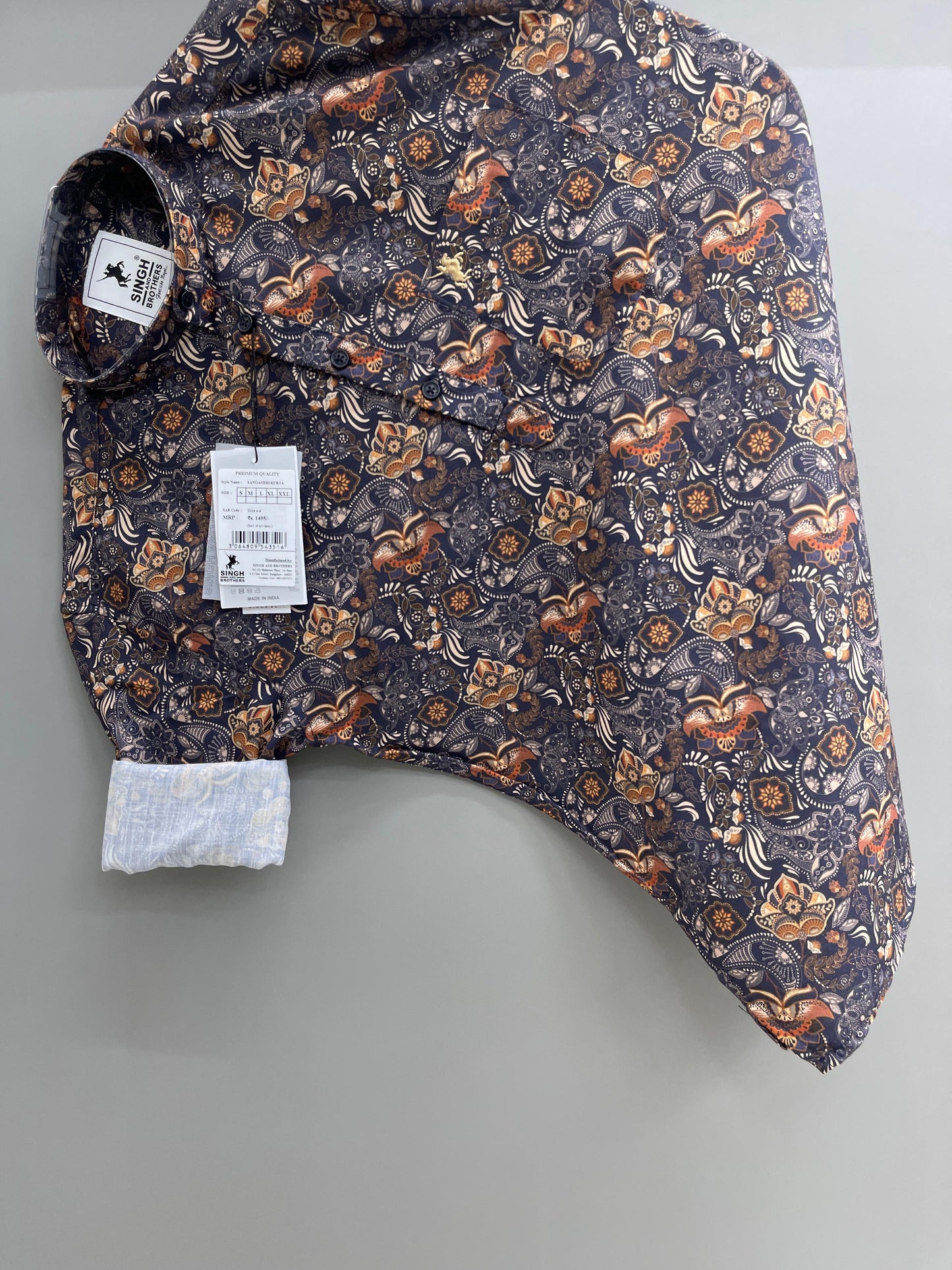 Printed Short Kurta