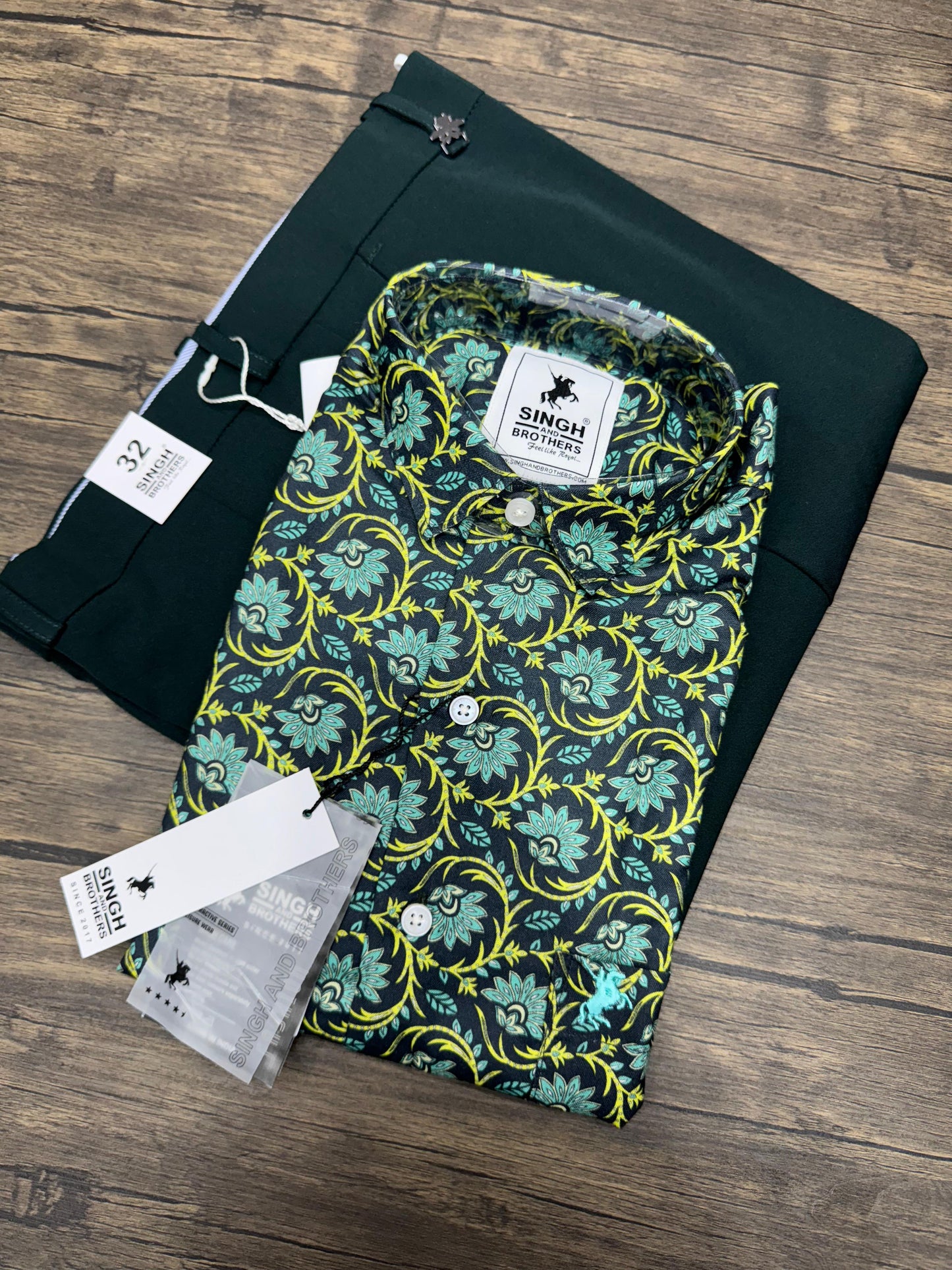 Printed Shirt with Trouser Pant (Combo)