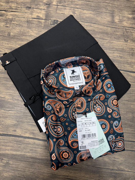 Printed Shirt with Trouser Pant (Combo)