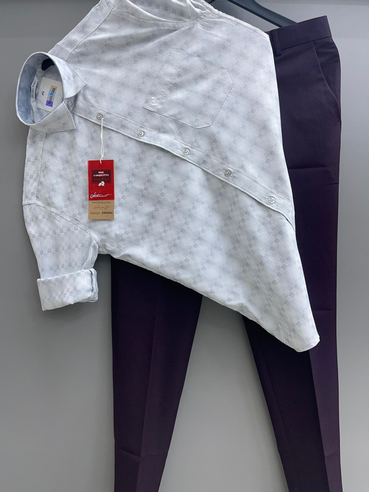 Satin Printed Shirt With Trouser (Combo)