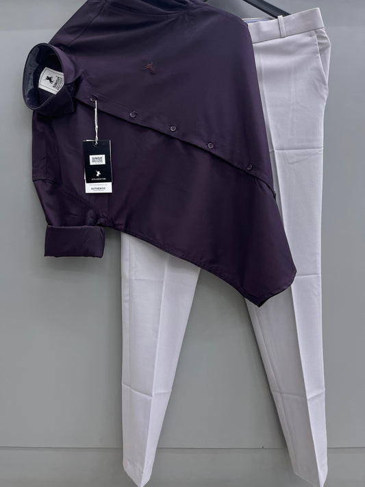 Partywear Shirt With Trouser (Combo)