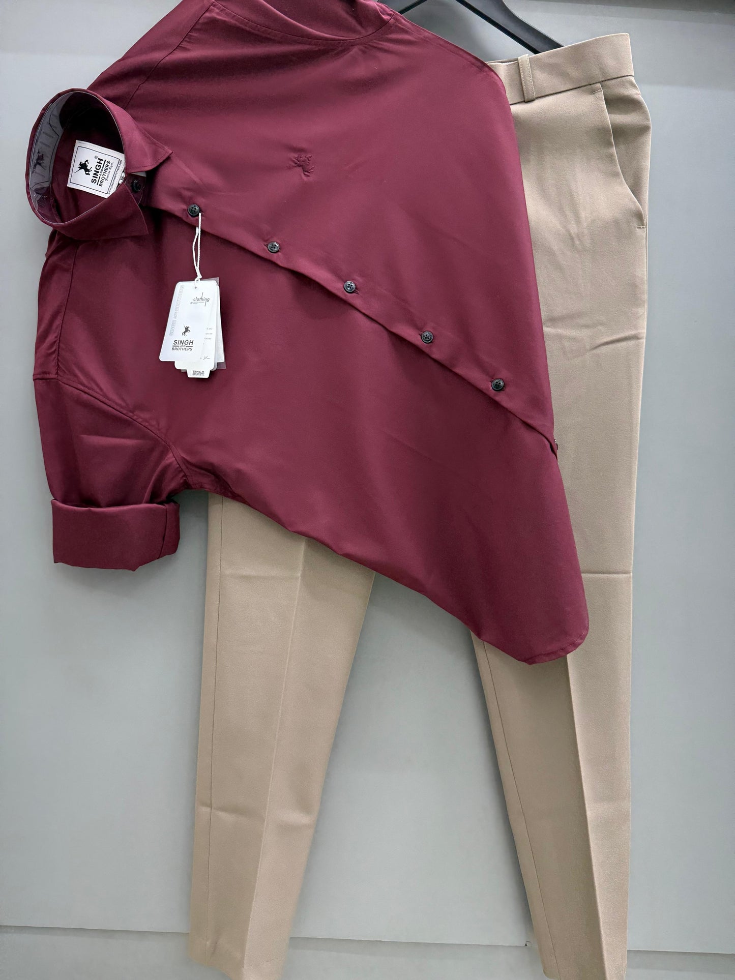 Partywear Shirt With Trouser (Combo)