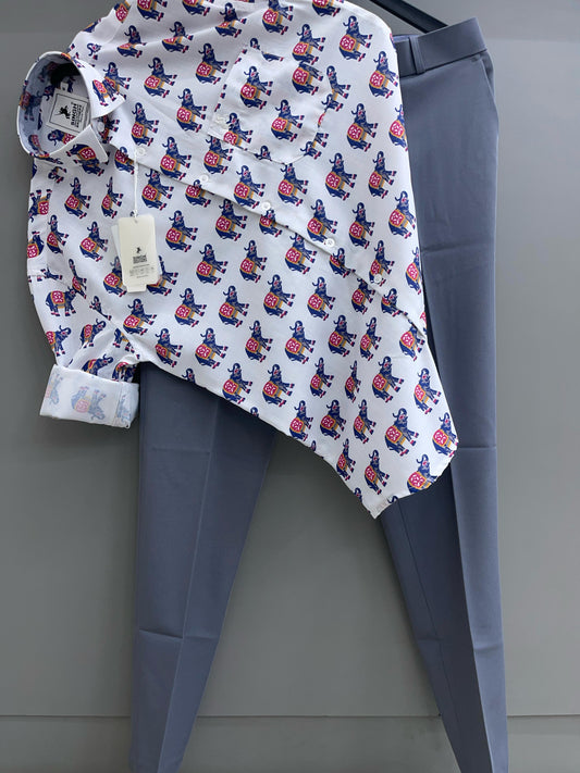 Printed Shirt with Trouser Pant (Combo)