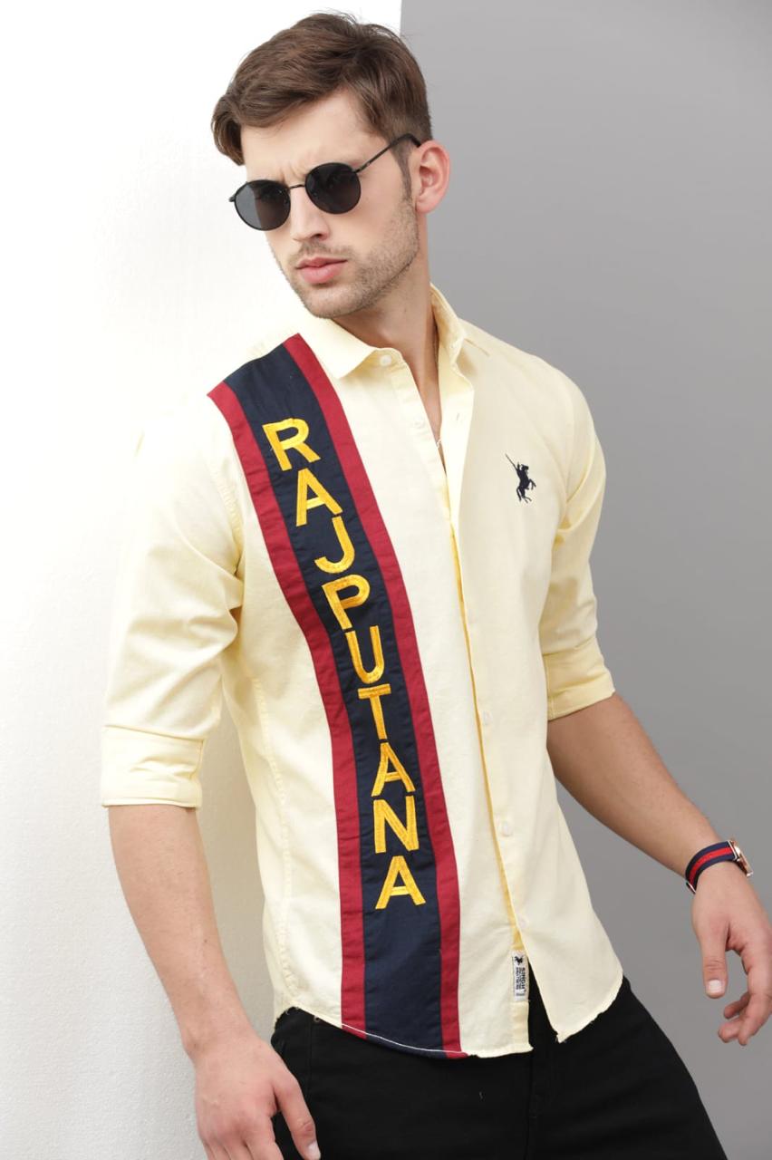 Rajputana Shirt  ( Yellow )