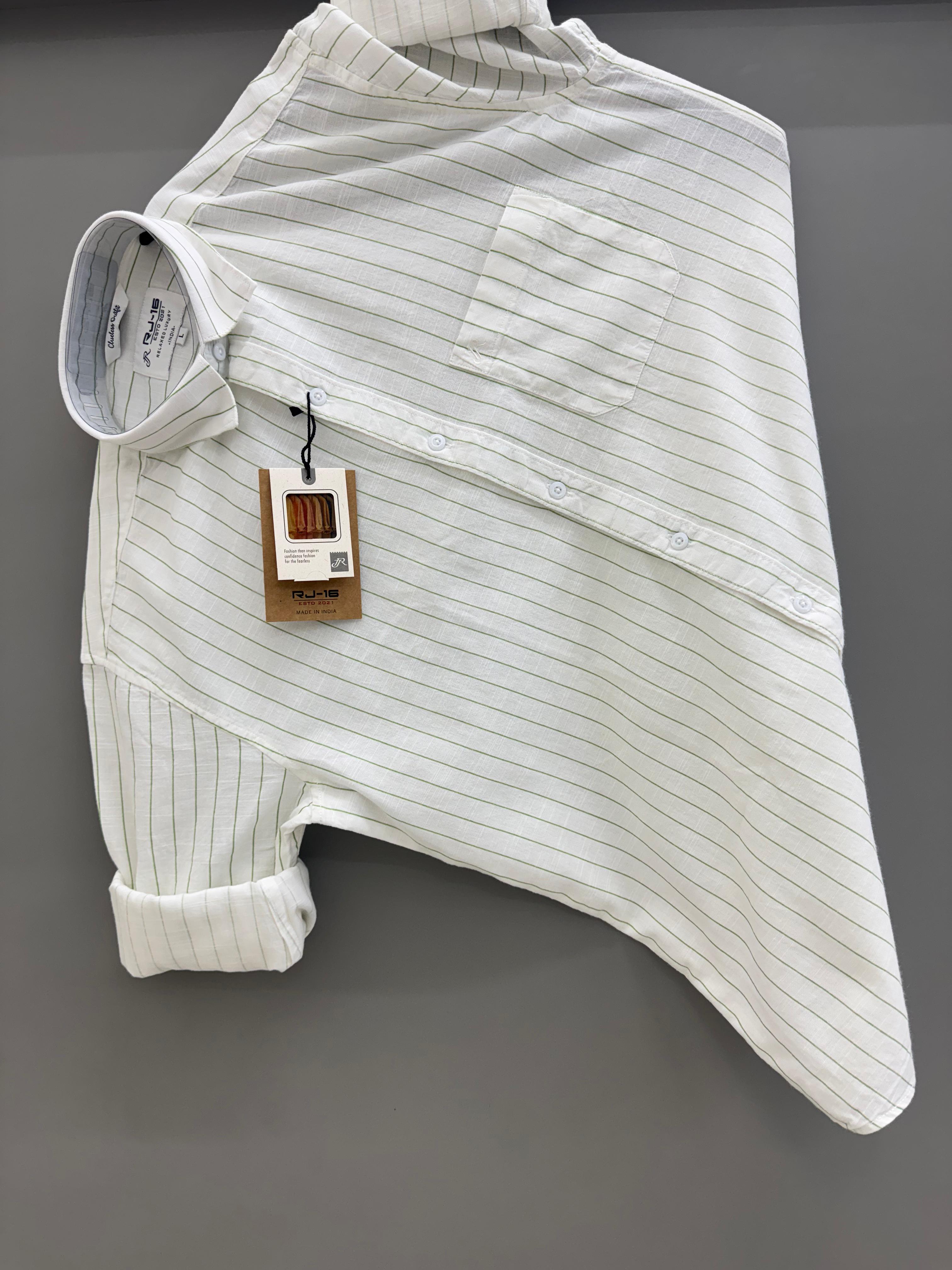green strip Shirt