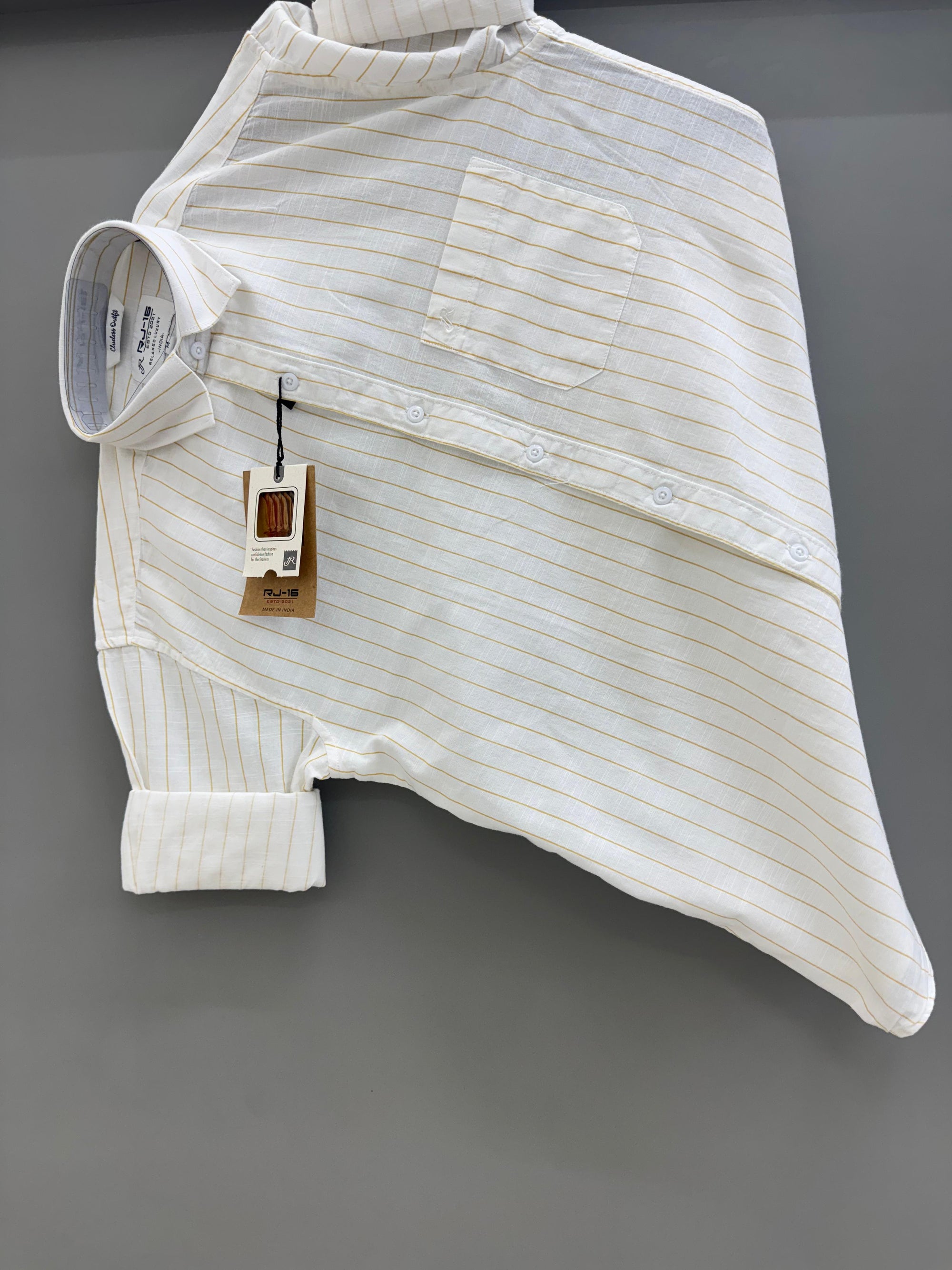 yellow strip Shirt
