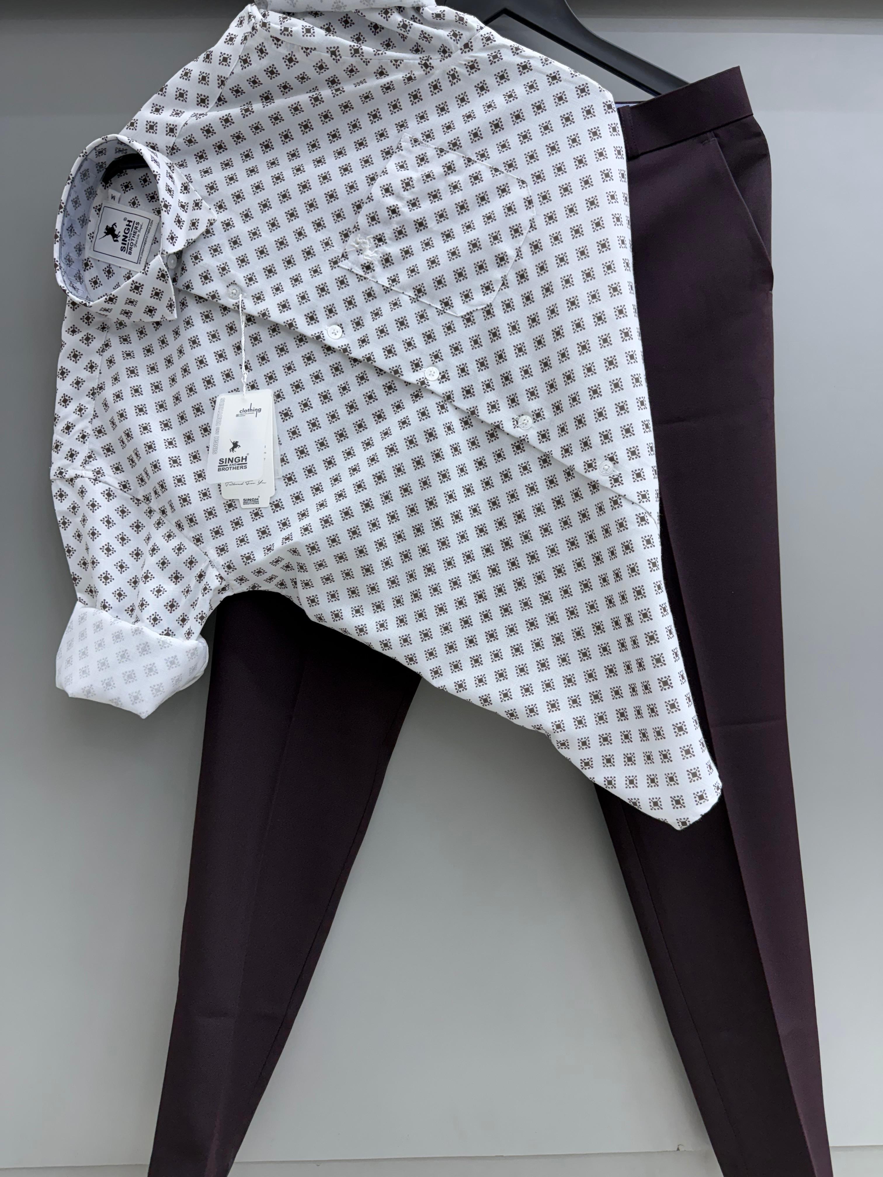 Printed shirt with Pant