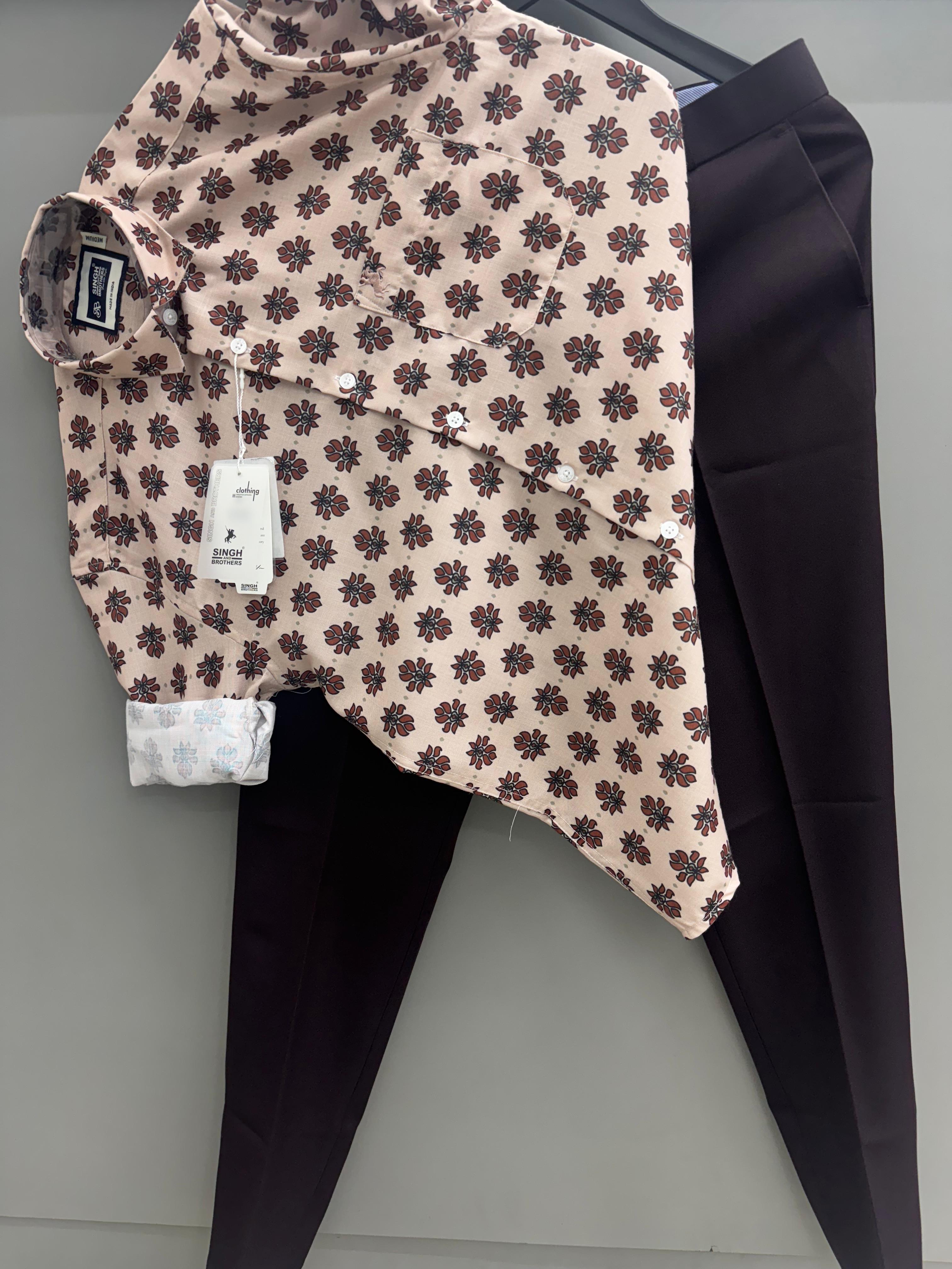 Printed shirt with Pant
