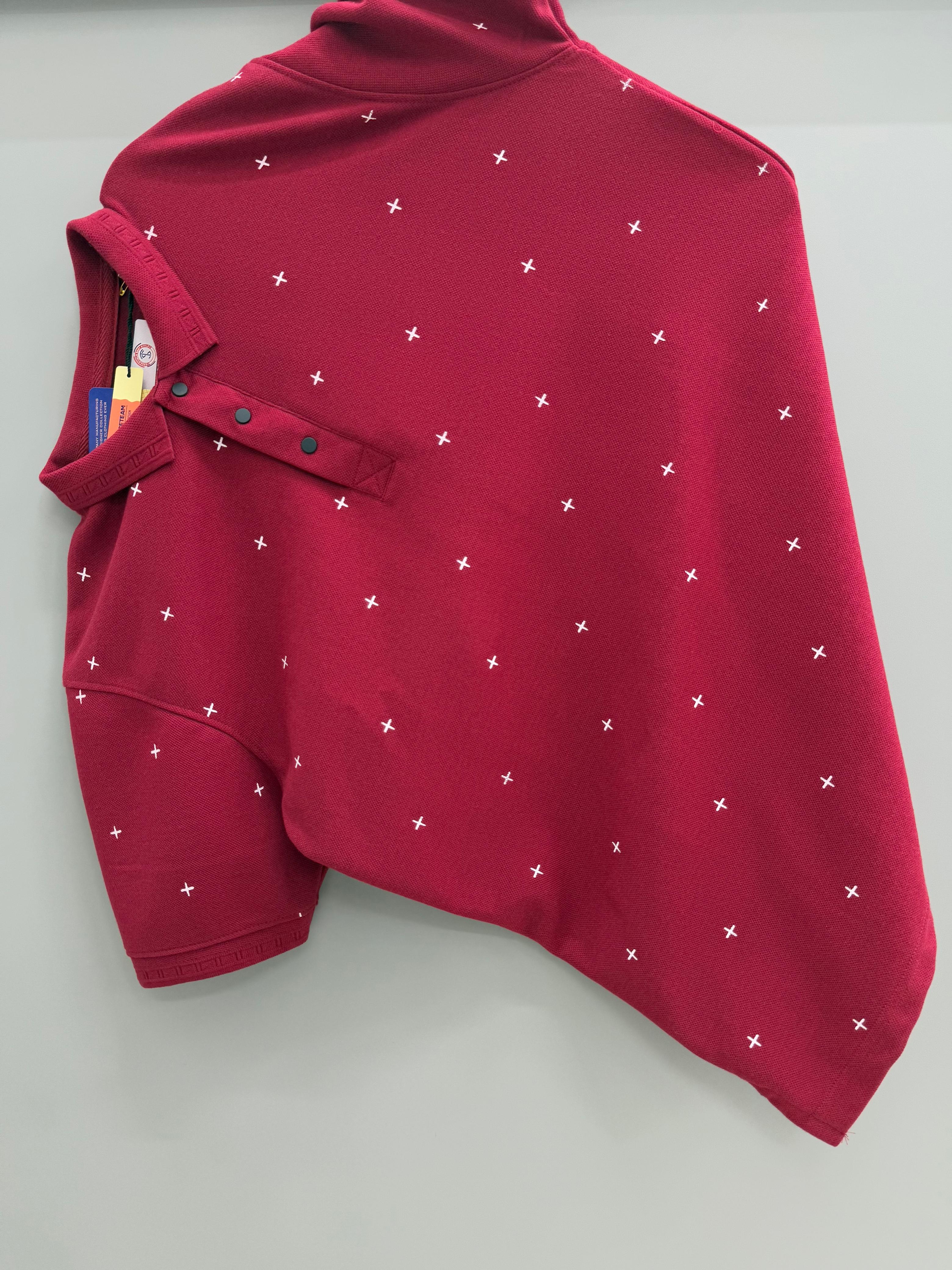 red Polo H/S T-shirts