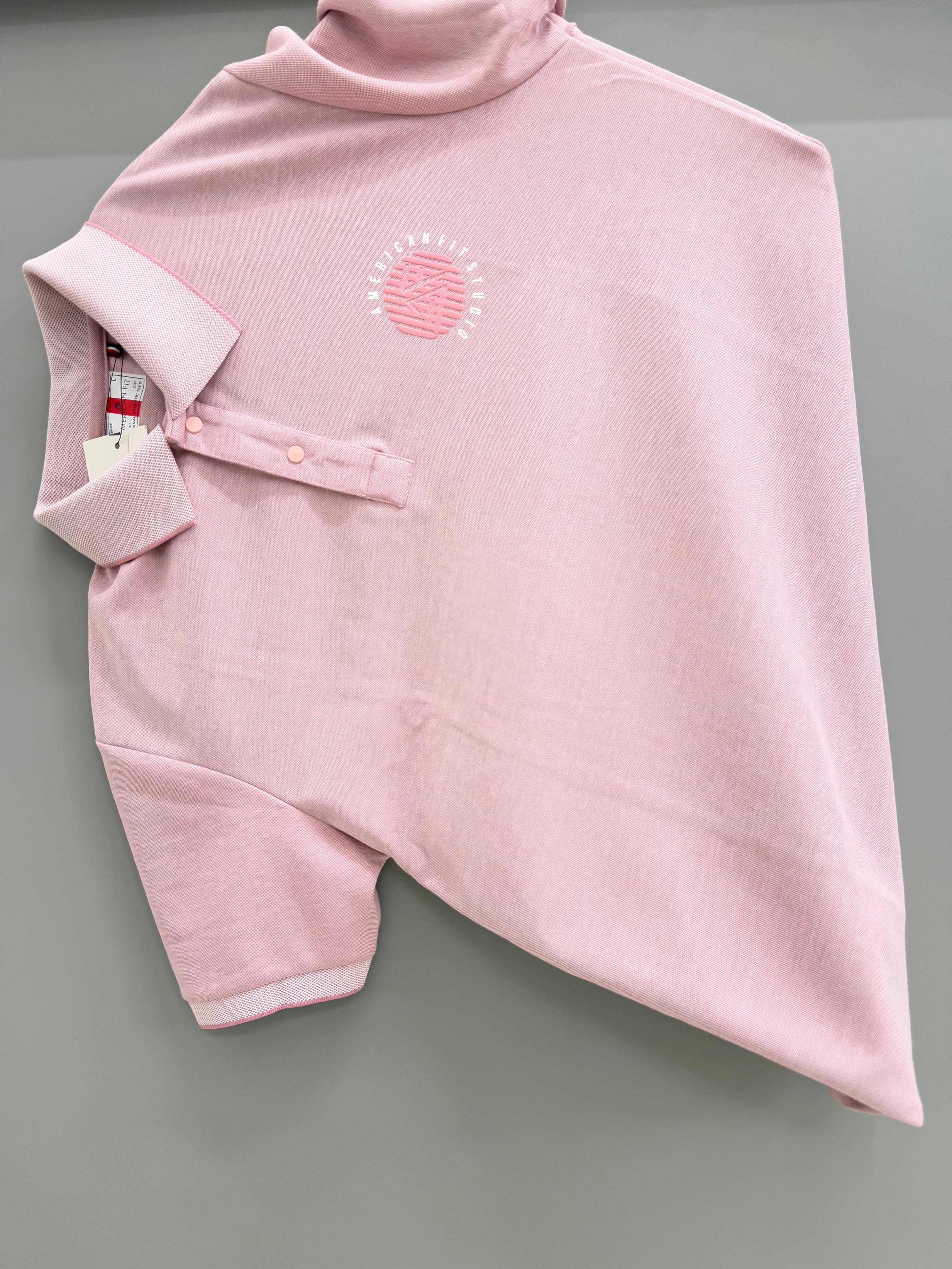 light pink Polo H/S T-shirts