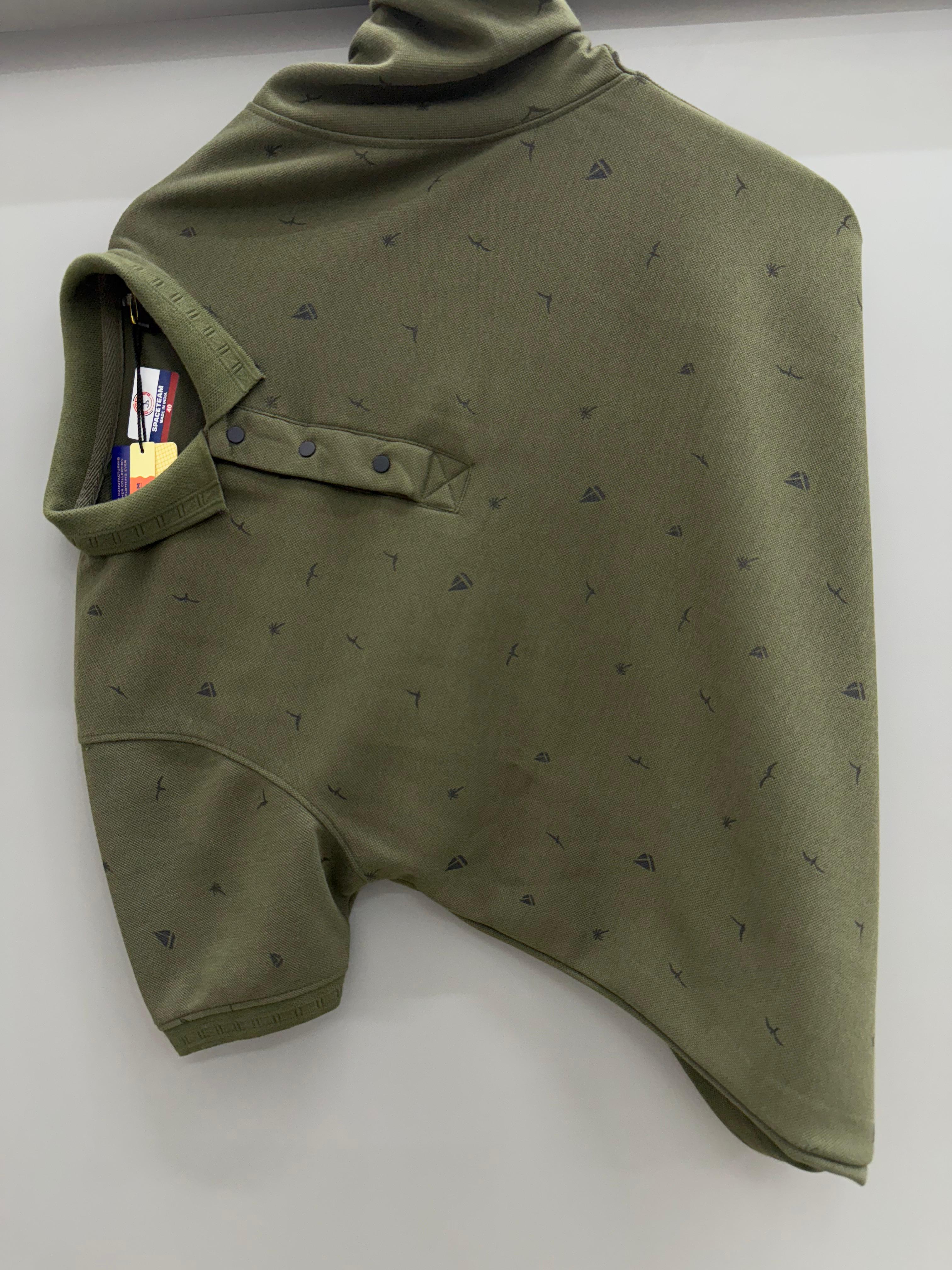 Green Polo H/S T-shirts