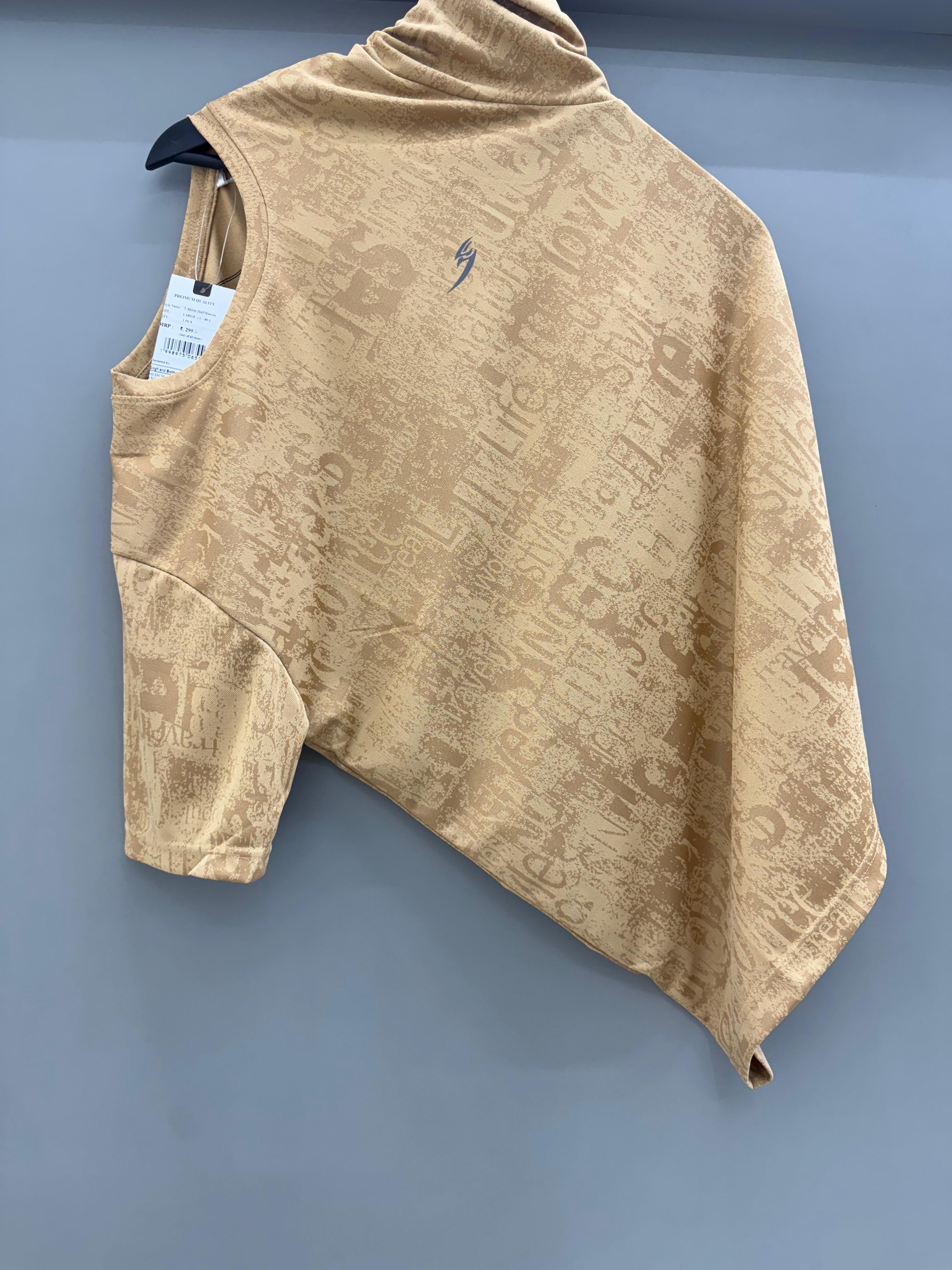 Round Neck sand T-shirts
