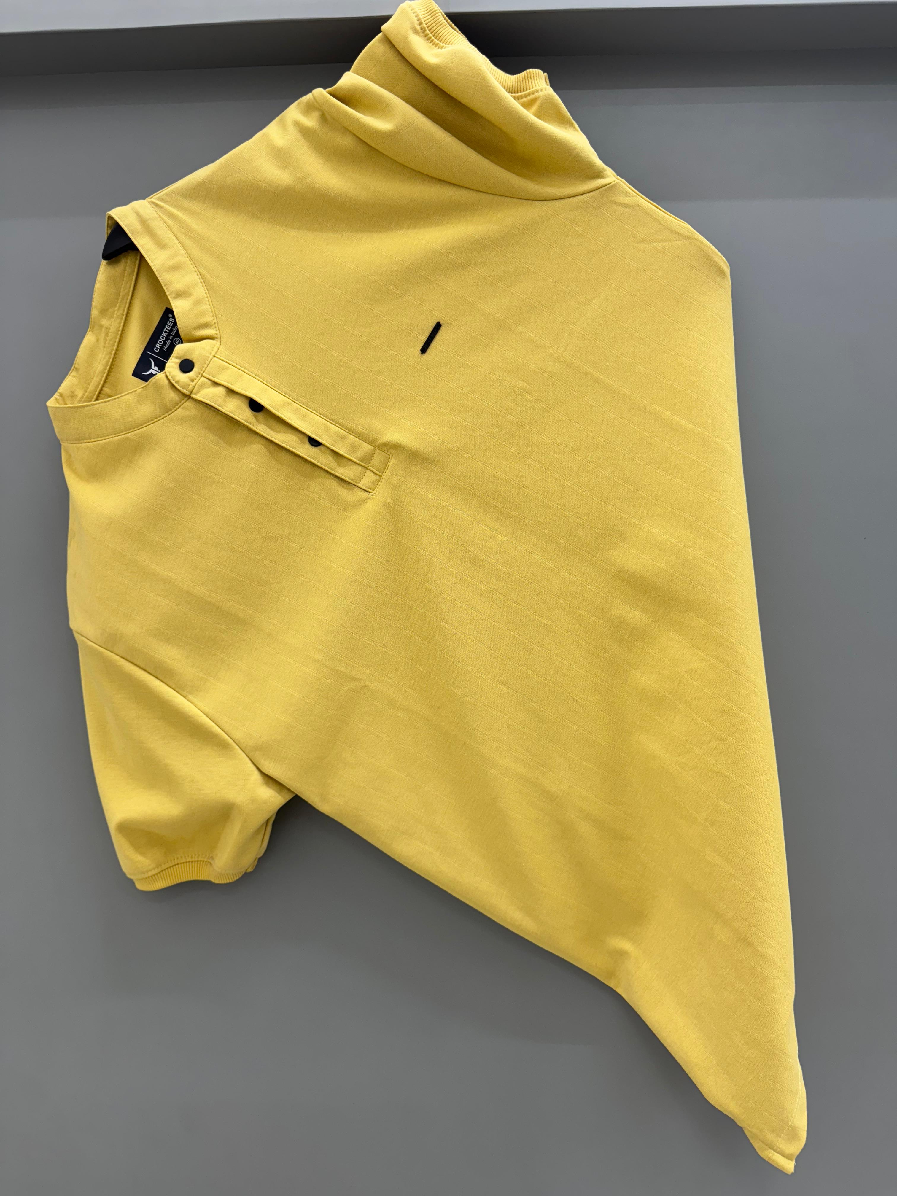 Round Neck yellow T-shirts