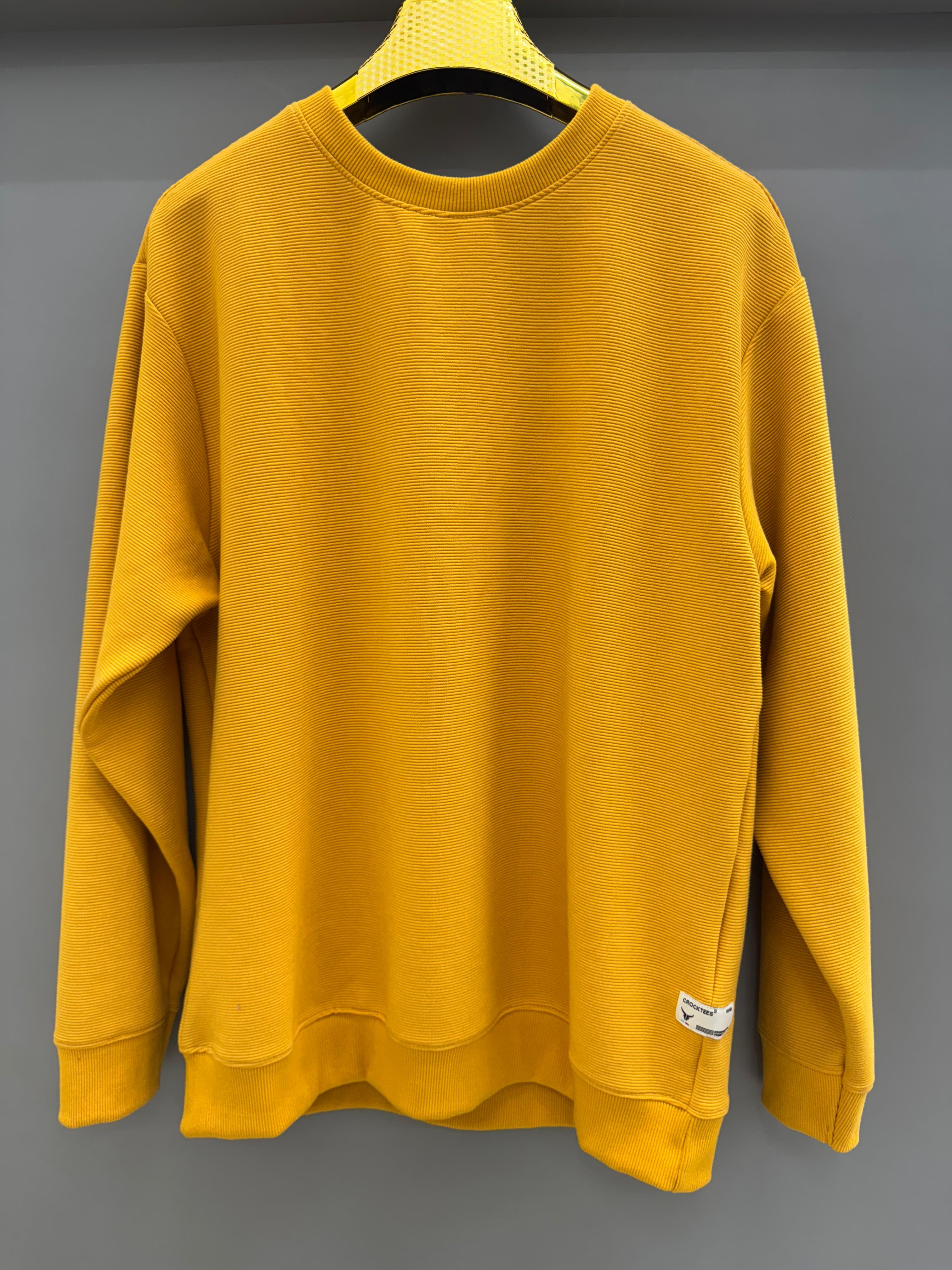 yellow Round Neck F/S T-shirts