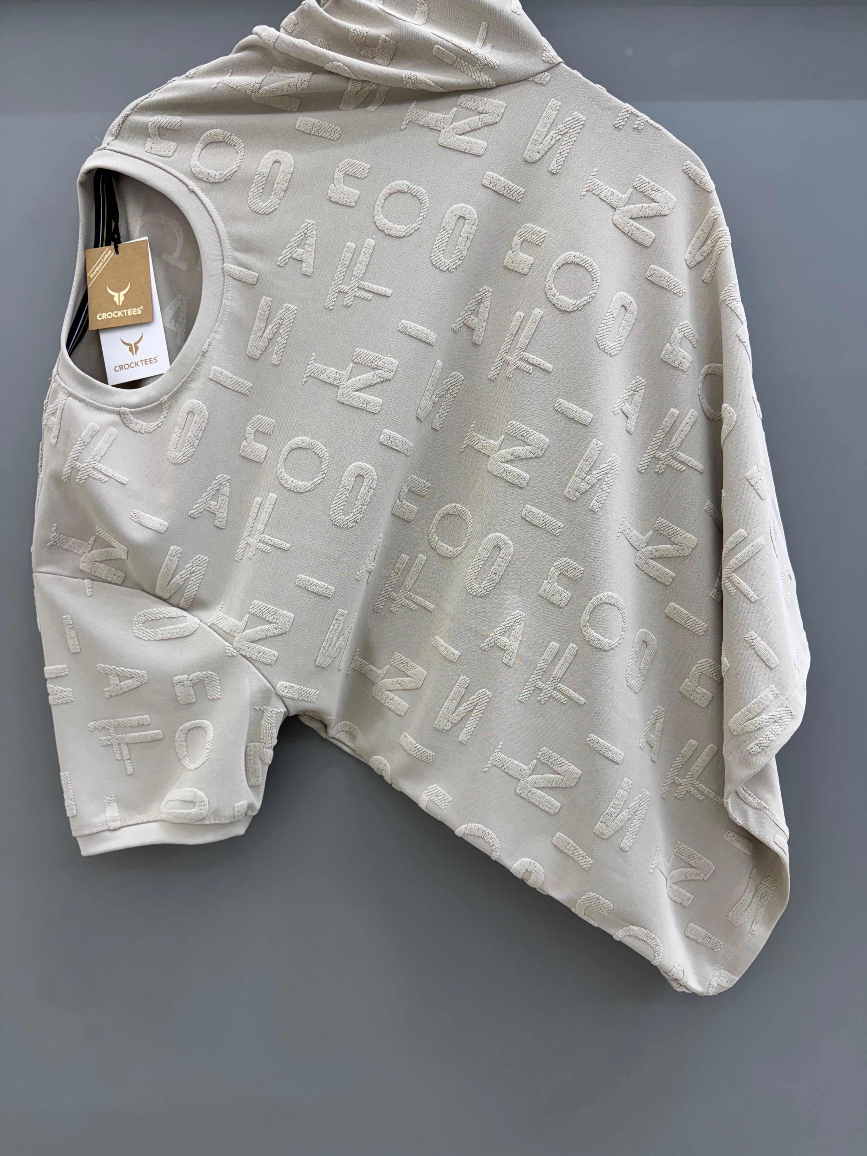 Round Neck light cream T-shirts
